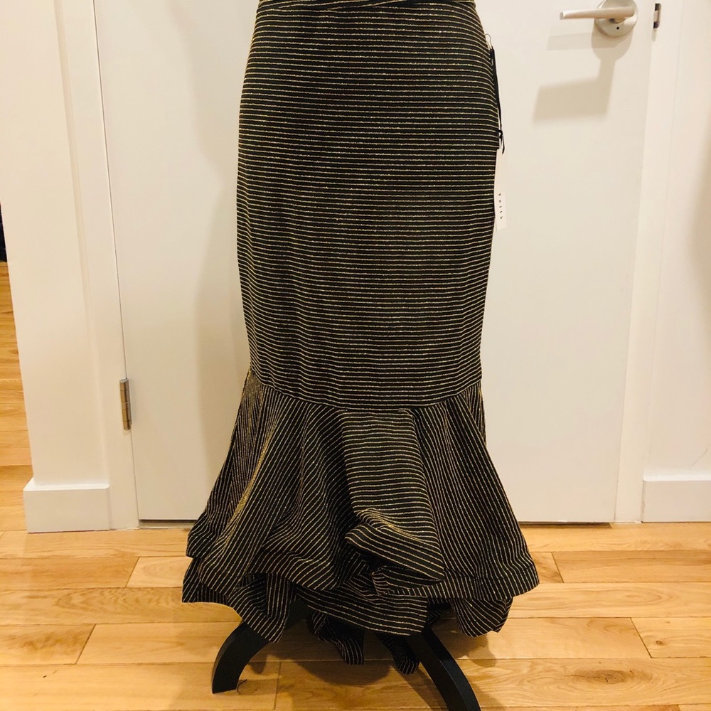 Metallic Mermaid High/low skirt.